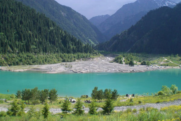 Issyk Lake in Almaty Region