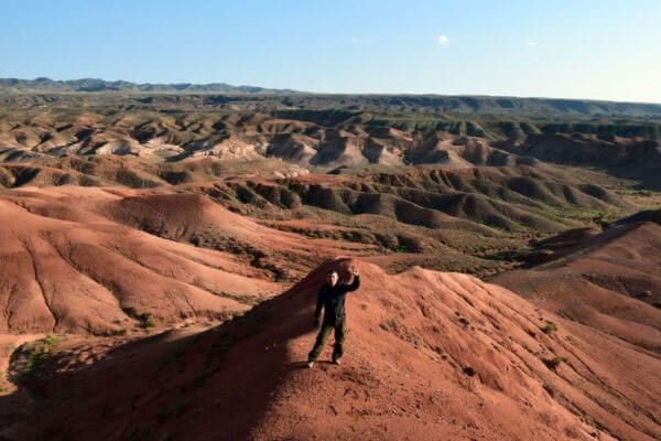 Red Mountains in Kazakhstan