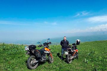 Motorbike Tour to Ushkonyr Plateau